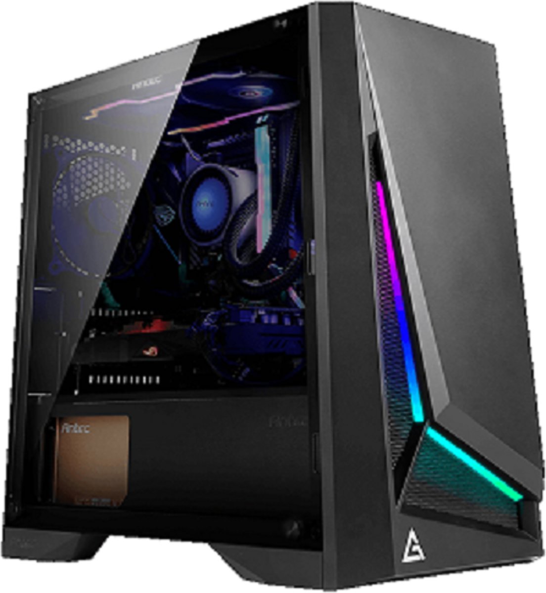 D-XL Gaming PC Darz5 - Ryzen 5 2400G | Vega 11 | 8GB DDR4 2400MHz | 240GB SSD + 1TB HDD